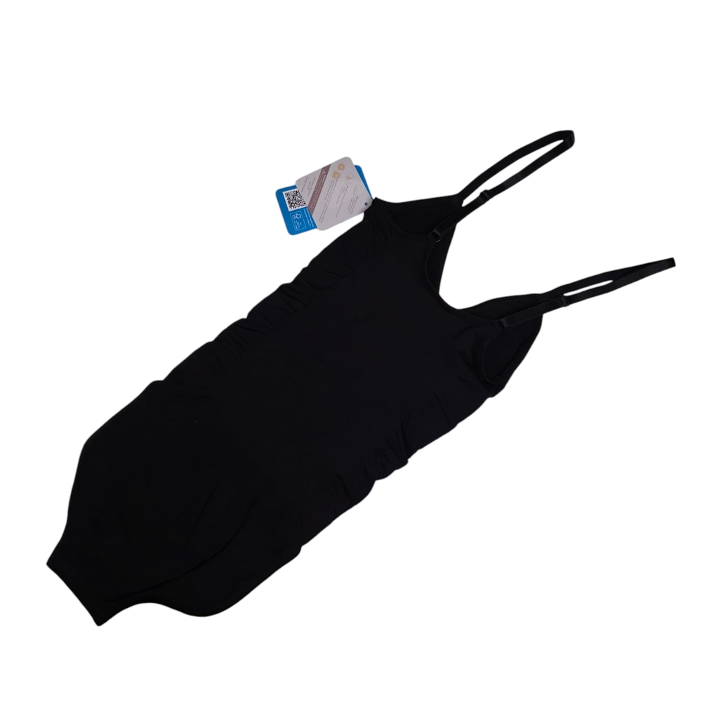 Sensil Shaper Bodysuit Shapewear One Piece Snap Black Size XSmall/Small New